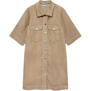 Vero Moda Fenja Short Sleeve Short Dress Silver Mink XS Women Vero Moda Fenja Short Sleeve Short Dress Silver Mink XS Women