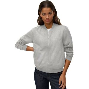 Vero Moda Kimiko Bomber Jacket Light Grey Melange XS Women Vero Moda Kimiko Bomber Jacket Light Grey Melange XS Women