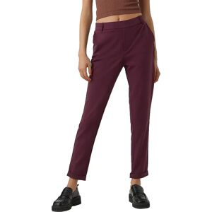 Vero Moda Maya Loose Fit Solid Pants Winetasting S Women Vero Moda Maya Loose Fit Solid Pants Winetasting S Women