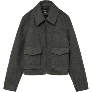 Vero Moda Safir Short Jacket Dark Grey Melange / Melange XS Women Vero Moda Safir Short Jacket Dark Grey Melange / Melange XS Women