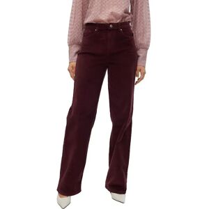 Vero Moda Tessa Wide Corduroy Ga High Waist Pants Winetasting 26 Women Vero Moda Tessa Wide Corduroy Ga High Waist Pants Winetasting 26 Women