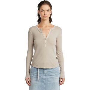 G-star Deep Slim Long Sleeve V Neck T-shirt Dark Brick Gd S Women G-star Deep Slim Long Sleeve V Neck T-shirt Dark Brick Gd S Women