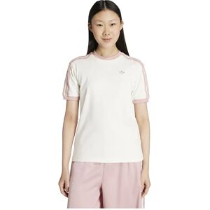 adidas Originals Ruffle 3 Stripes Short Sleeve T-shirt Off White XS Women adidas Originals Ruffle 3 Stripes Short Sleeve T-shirt Off White XS Women