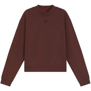 Hugo Boss Daxandria 10249110 Long Sleeve T-shirt Dark Brown XL Women Hugo Boss Daxandria 10249110 Long Sleeve T-shirt Dark Brown XL Women