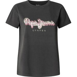Pepe Jeans Becky Short Sleeve T-shirt Coal Grey L Women Pepe Jeans Becky Short Sleeve T-shirt Coal Grey L Women