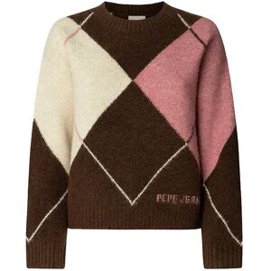 Pepe Jeans Cecily Sweater Chocolate Brown XS Women Pepe Jeans Cecily Sweater Chocolate Brown XS Women