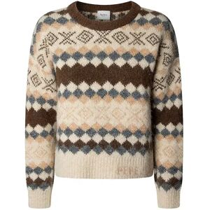 Pepe Jeans Celestine Sweater Chocolate Brown L Women Pepe Jeans Celestine Sweater Chocolate Brown L Women