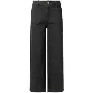 Pepe Jeans Wide Crop Tania Pocket High Waist Pants Black 26 Women Pepe Jeans Wide Crop Tania Pocket High Waist Pants Black 26 Women