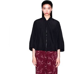 Armani Exchange Xw001228_af15982 Bomber Jacket Black L Women Armani Exchange Xw001228_af15982 Bomber Jacket Black L Women