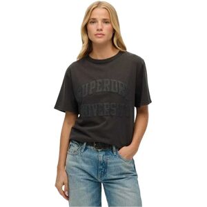Superdry Athletic Tonal Oversized Short Sleeve T-shirt Charcoal L Women Superdry Athletic Tonal Oversized Short Sleeve T-shirt Charcoal L Women