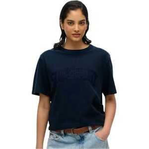 Superdry Athletic Tonal Oversized Short Sleeve T-shirt Richest Navy L Women Superdry Athletic Tonal Oversized Short Sleeve T-shirt Richest Navy L Women