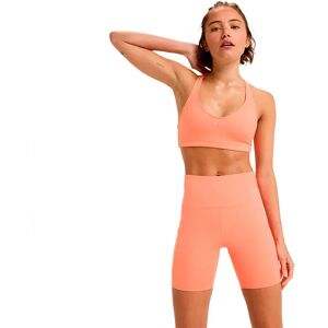 Roxy Heart Into It Short Leggings Coral Chic XL Women Roxy Heart Into It Short Leggings Coral Chic XL Women