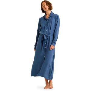 Roxy Island Escape Solid Long Sleeve Long Dress Vintage Indigo L Women Roxy Island Escape Solid Long Sleeve Long Dress Vintage Indigo L Women