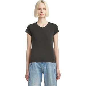 G-star Overdyed Eyben Slim 2.0 Short Sleeve V Neck T-shirt Asfalt Gd XS Women G-star Overdyed Eyben Slim 2.0 Short Sleeve V Neck T-shirt Asfalt Gd XS Women