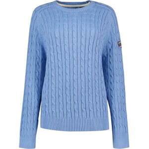 Superdry Slouchy Cable Sweater Hydrangea Blue L Women Superdry Slouchy Cable Sweater Hydrangea Blue L Women