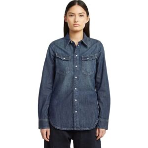 G-star Slim Western Long Sleeve Shirt Antique Faded Hurricane 2XS Women G-star Slim Western Long Sleeve Shirt Antique Faded Hurricane 2XS Women