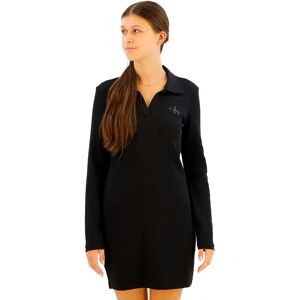 Calvin Klein Jeans Lv047d214g Long Sleeve Short Dress Black S Women Calvin Klein Jeans Lv047d214g Long Sleeve Short Dress Black S Women