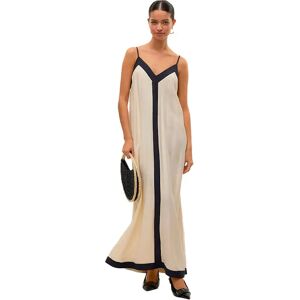 Vero Moda Denise Sleeveless Long Dress Birch / Black XS Women Vero Moda Denise Sleeveless Long Dress Birch / Black XS Women