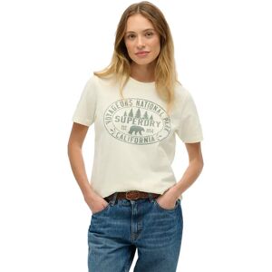 Superdry Lo Fi Outdoors Relaxed Short Sleeve T-shirt Off White L Women Superdry Lo Fi Outdoors Relaxed Short Sleeve T-shirt Off White L Women
