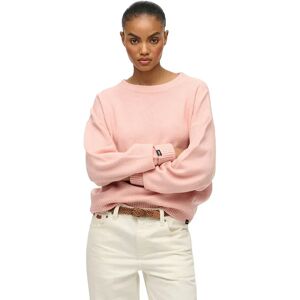 Superdry Slouchy Crew Neck Sweater Dull Pink Twist 2XS Women Superdry Slouchy Crew Neck Sweater Dull Pink Twist 2XS Women