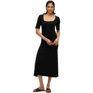 Superdry Sqr Neck Short Sleeve Dress Black S Women Superdry Sqr Neck Short Sleeve Dress Black S Women