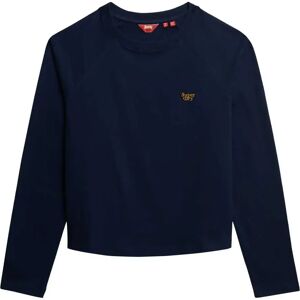 Superdry Essential Logo Long Sleeve Top Richest Navy XL Women Superdry Essential Logo Long Sleeve Top Richest Navy XL Women