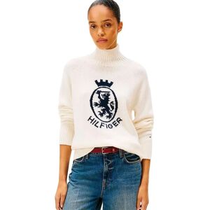 Tommy Hilfiger Ww0ww46434 High Neck Sweater Yellow L Women Tommy Hilfiger Ww0ww46434 High Neck Sweater Yellow L Women