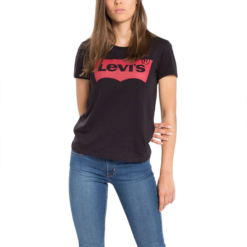 Levi´s ® The Perfect 17369 Short Sleeve T-shirt Large Batwing Black S Women