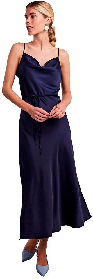 Yas Thea Strap Sleeveless Long Dress Evening Blue 36 Women