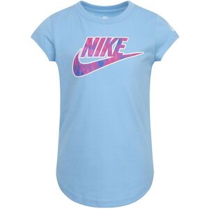 Nike Kids Printed Club Short Sleeve T-shirt Aquarius Blue 24 Months-3 Years Girls