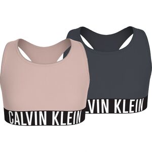 Calvin Klein Jeans G80g800700 Sports Bra 2 Units Peachwhip / Ebony 8-10 Years Girls