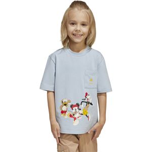 adidas X Disney Mickey Mouse Short Sleeve T-shirt Wonder Blue / Crew Yellow 24 Months-3 years Boys,Girls