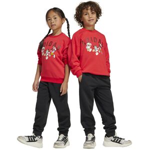 adidas X Disney Mickey Mouse Sweatshirt Joggers Set Pure Ruby / Preloved Ruby 3-4 Years Boys,Girls