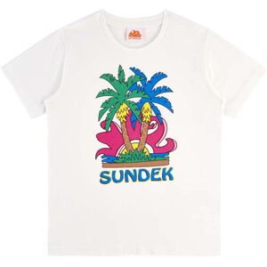 Sundek Island Short Sleeve T-shirt Offwhite 6 Years Boys