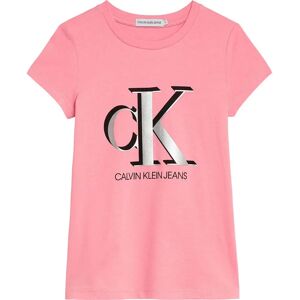Calvin Klein Underwear Contrast Monogram Slim Short Sleeve T-shirt Soft Berry 14 Years Girls Calvin Klein Underwear Contrast Monogram Slim Short Sleeve T-shirt Soft Berry 14 Years Girls