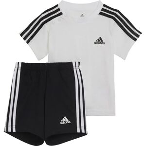 adidas 3 Stripes Sport Set White / Black / Black / White 0-3 Months Boys,Girls adidas 3 Stripes Sport Set White / Black / Black / White 0-3 Months Boys,Girls