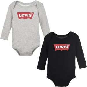Levi´s ® Kids 2pk Batwing Body Grey Heather 6-12 Months Boys Levi´s ® Kids 2pk Batwing Body Grey Heather 6-12 Months Boys