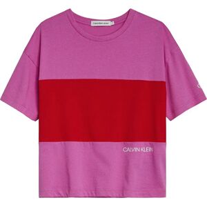 Calvin Klein Jeans Inst Silver Logo Slim Short Sleeve T-shirt Sweetest Pink 14 Years Boys,Girls Calvin Klein Jeans Inst Silver Logo Slim Short Sleeve T-shirt Sweetest Pink 14 Years Boys,Girls
