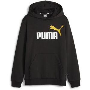 Ess+ 2 Col Big Logo Fl B Hoodie Puma Black / Yellow Sizzle 5-6 Years Boys,Girls Ess+ 2 Col Big Logo Fl B Hoodie Puma Black / Yellow Sizzle 5-6 Years Boys,Girls