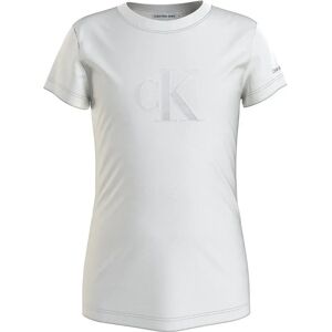 Calvin Klein Jeans Metallic Monogram Slim Short Sleeve T-shirt Bright White 10 Years Boys,Girls Calvin Klein Jeans Metallic Monogram Slim Short Sleeve T-shirt Bright White 10 Years Boys,Girls