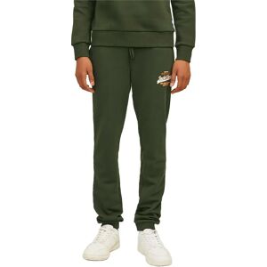 Jack & Jones Logo Sweat Pants Kombu Green / Print White + Marmelade 16 Years Boys Jack & Jones Logo Sweat Pants Kombu Green / Print White + Marmelade 16 Years Boys