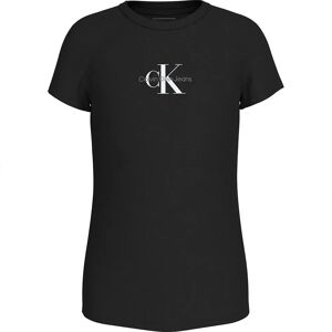 Calvin Klein Jeans Micro Monogram Short Sleeve T-shirt Ck Black 14 Years Girls Calvin Klein Jeans Micro Monogram Short Sleeve T-shirt Ck Black 14 Years Girls