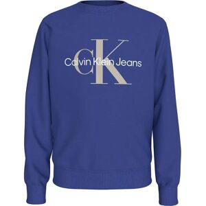 Calvin Klein Jeans Monogram Terry Cn Sweatshirt Pigment Blue 8 Years Boys,Girls Calvin Klein Jeans Monogram Terry Cn Sweatshirt Pigment Blue 8 Years Boys,Girls