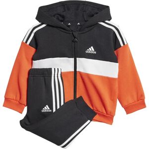 adidas Tiberio 3 Stripes Colorblock Fleece Tracksuit Black / Bright Red / White 3-6 Months Boys,Girls adidas Tiberio 3 Stripes Colorblock Fleece Tracksuit Black / Bright Red / White 3-6 Months Boys,Girls