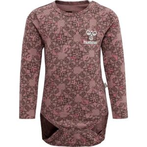 Hummel Fia Long Sleeve Body Deep Taupe 56 cm Girls Hummel Fia Long Sleeve Body Deep Taupe 56 cm Girls
