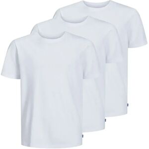 Jack & Jones Organic Basic Short Sleeve T-shirt 3 Units White / W. 3Xwhite 12 Years Boys Jack & Jones Organic Basic Short Sleeve T-shirt 3 Units White / W. 3Xwhite 12 Years Boys