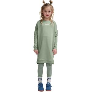 Hummel Zippi Long Sleeve Dress Lily Pad 128 cm Girls Hummel Zippi Long Sleeve Dress Lily Pad 128 cm Girls