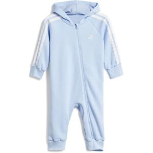 adidas Essentials 3 Stripes Jumpsuit Glow Blue / White 3-4 Years Boys,Girls adidas Essentials 3 Stripes Jumpsuit Glow Blue / White 3-4 Years Boys,Girls