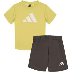 adidas Essentials Tee Set Powder Yellow / White 12-18 Months Boys,Girls adidas Essentials Tee Set Powder Yellow / White 12-18 Months Boys,Girls