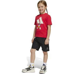 adidas X Disney Mickey Mouse Tee Set Pure Ruby / Off White 3-4 Years Boys,Girls adidas X Disney Mickey Mouse Tee Set Pure Ruby / Off White 3-4 Years Boys,Girls